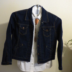 Women's LEVI's Jean Jacket Size Misses Large